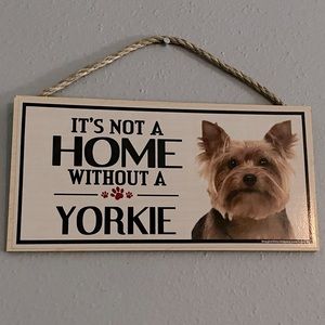 Yorkie Lovers Wall Decor